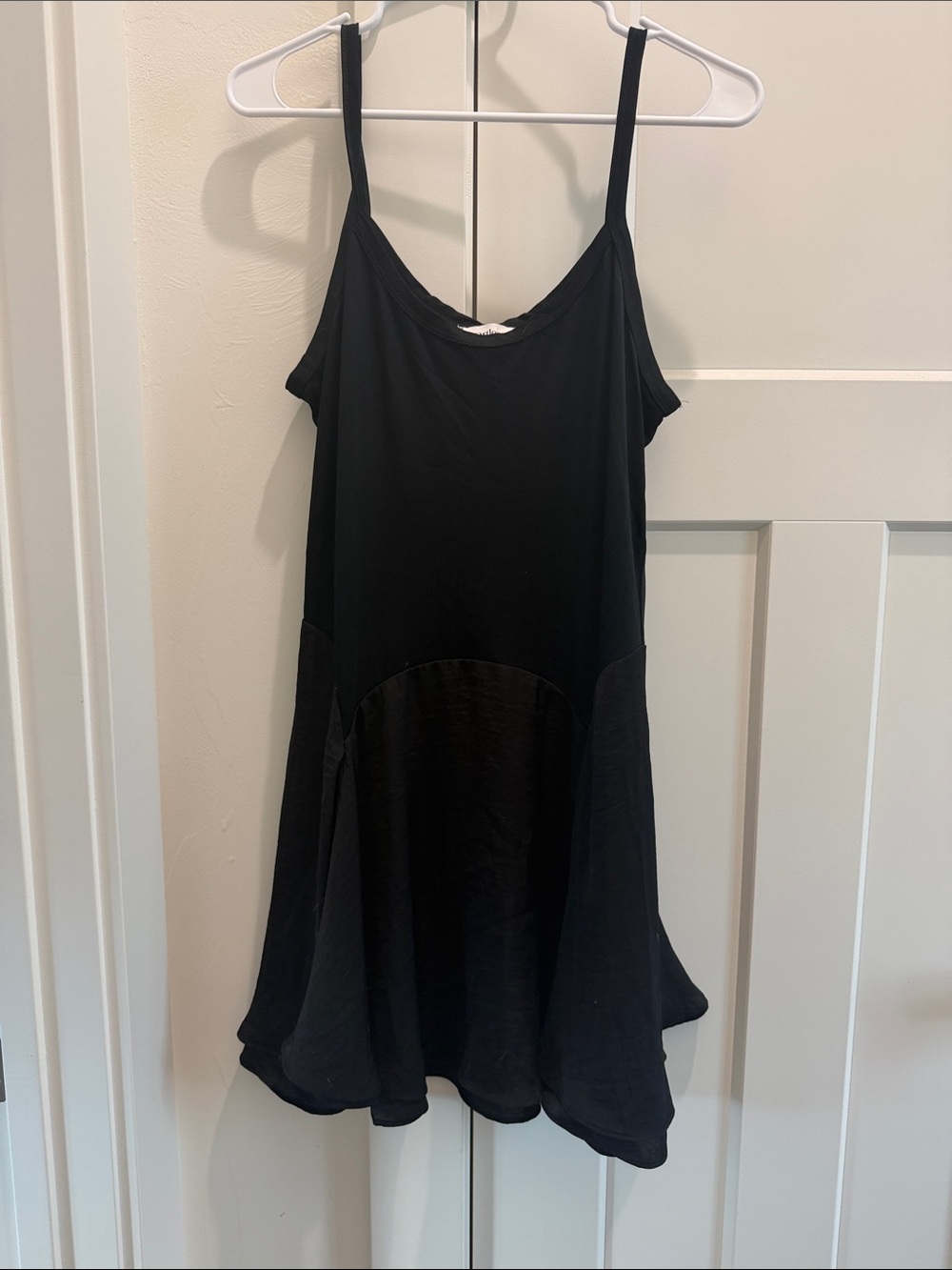 Heartloom Black Spaghetti Strap Mini Dress